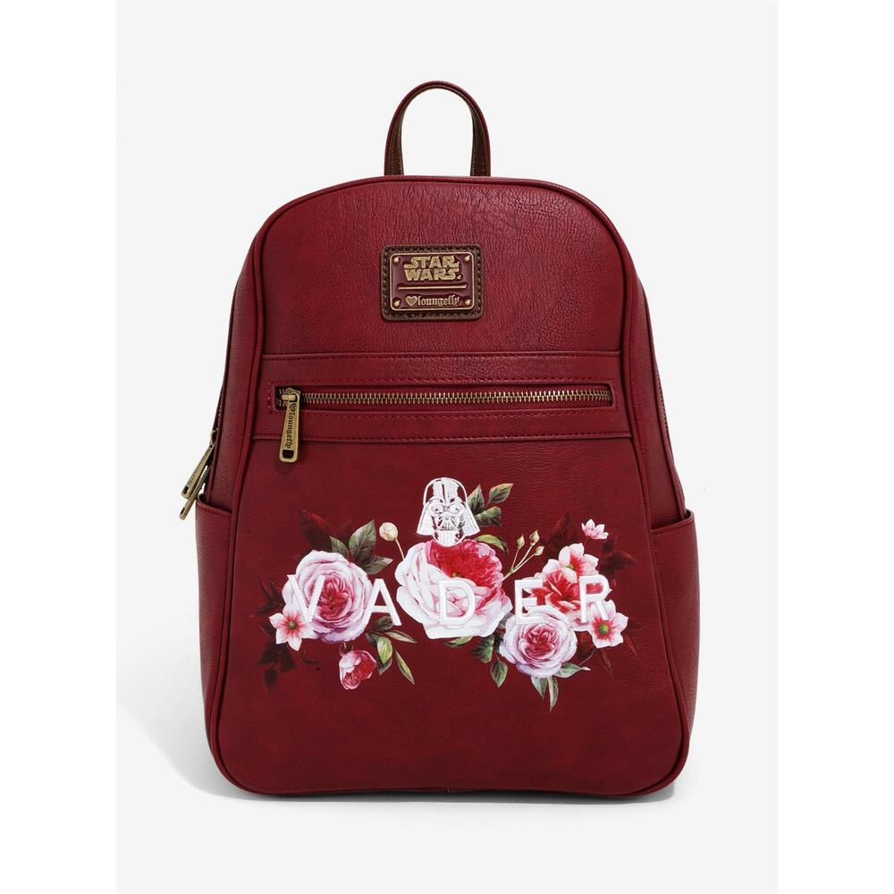 RARE Loungefly Star Wars Darth Vader Floral Mini Backpack - BoxLunch Exclusive